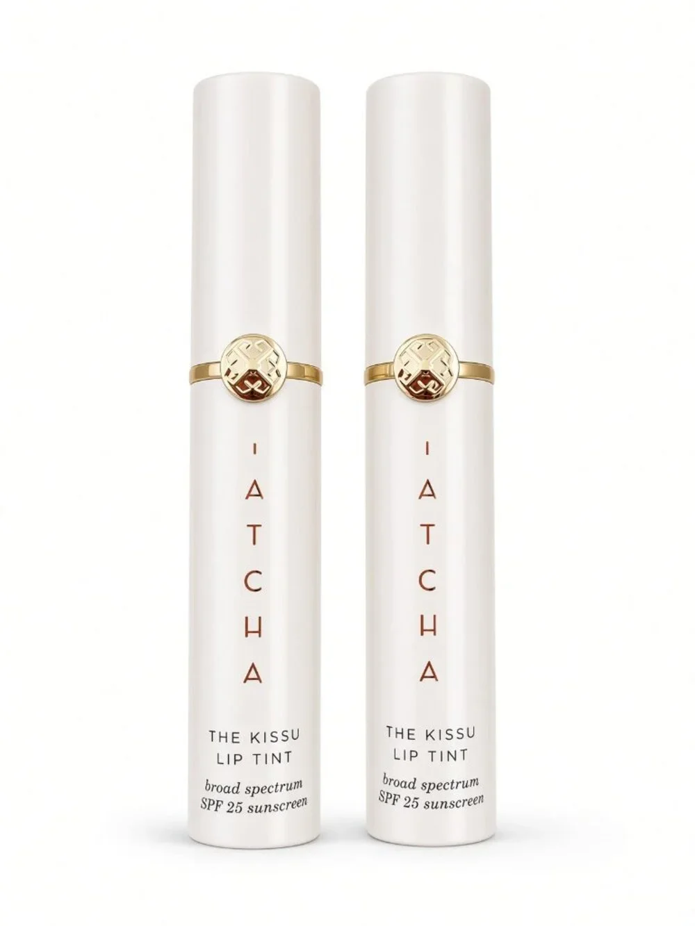 Tatcha 2-Pc Lot The Kissu Lip Tint SPF 25 Midnight Lily Full Size
